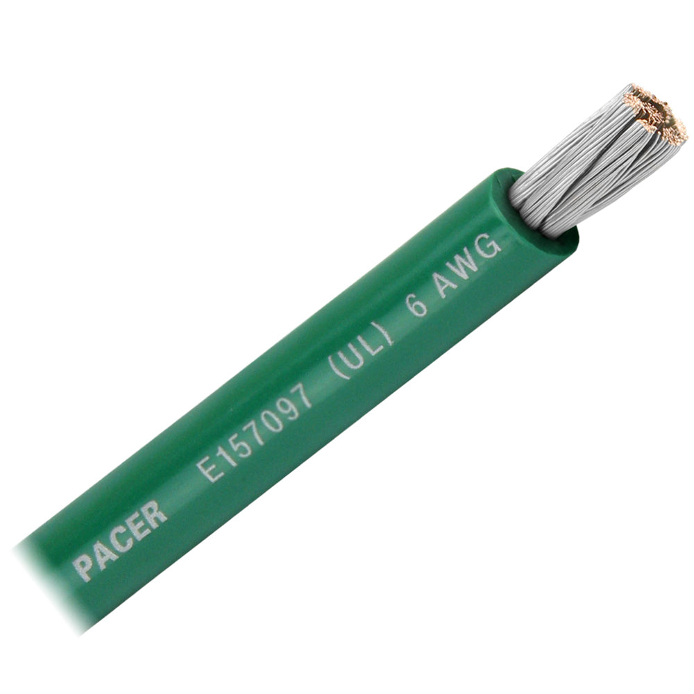 Câble de batterie Pacer Green 6 AWG - Vendu au pied