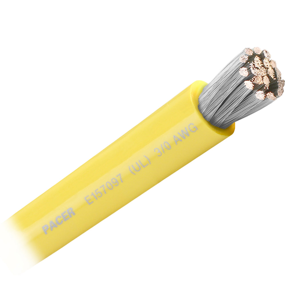 Câble de batterie Pacer jaune 3/0 AWG - Vendu au pied