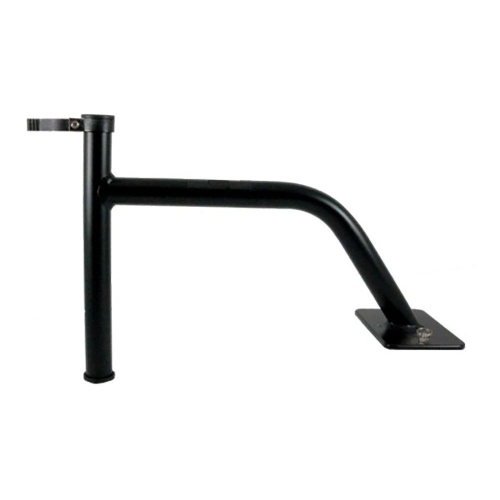 Black Panther 6-inch quick release bow mount bracket with powder coat finish, designed for secure anchoring accessories.