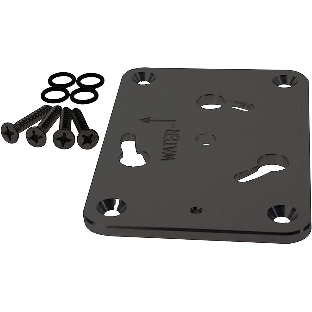 Black Panther Spare Bow Mount Base Kit for anchoring accessories, featuring powder-coated finish and king pin design.