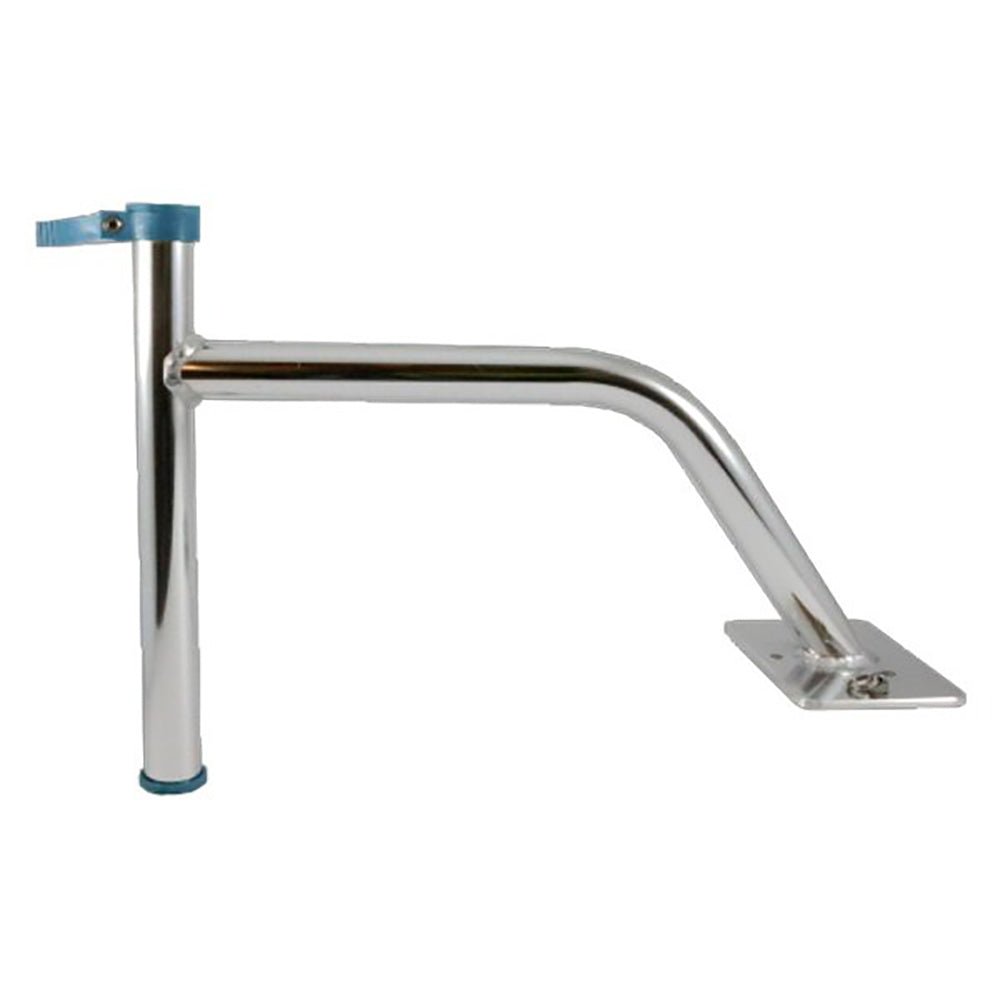 Panther 6" quick release bow mount bracket for anchors, clear anodized finish, durable and easy to install from Panther Products.