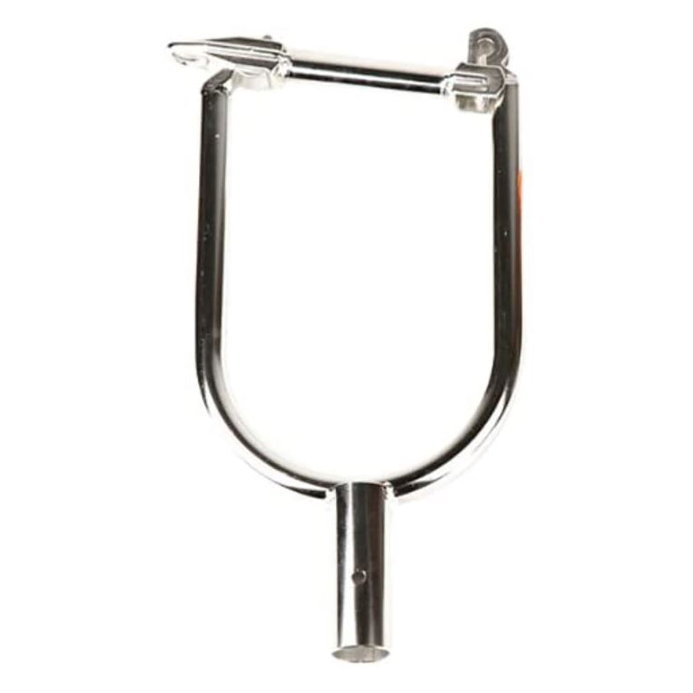 Stainless steel Panther Happy Hooker Mooring Aid for docking, featuring durable metal construction in a close-up view.