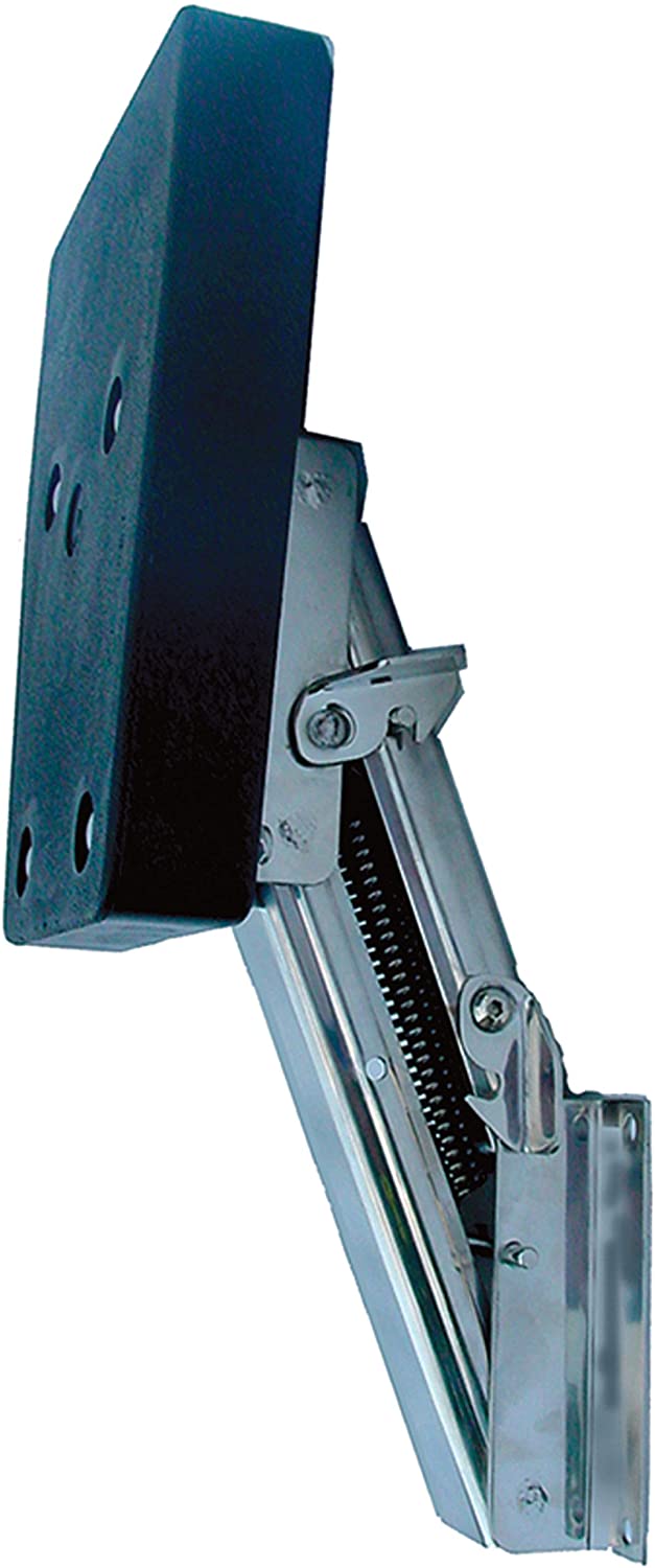Stainless steel Panther Outboard Motor Bracket for boats, designed to hold engines up to 10HP, with durable construction.