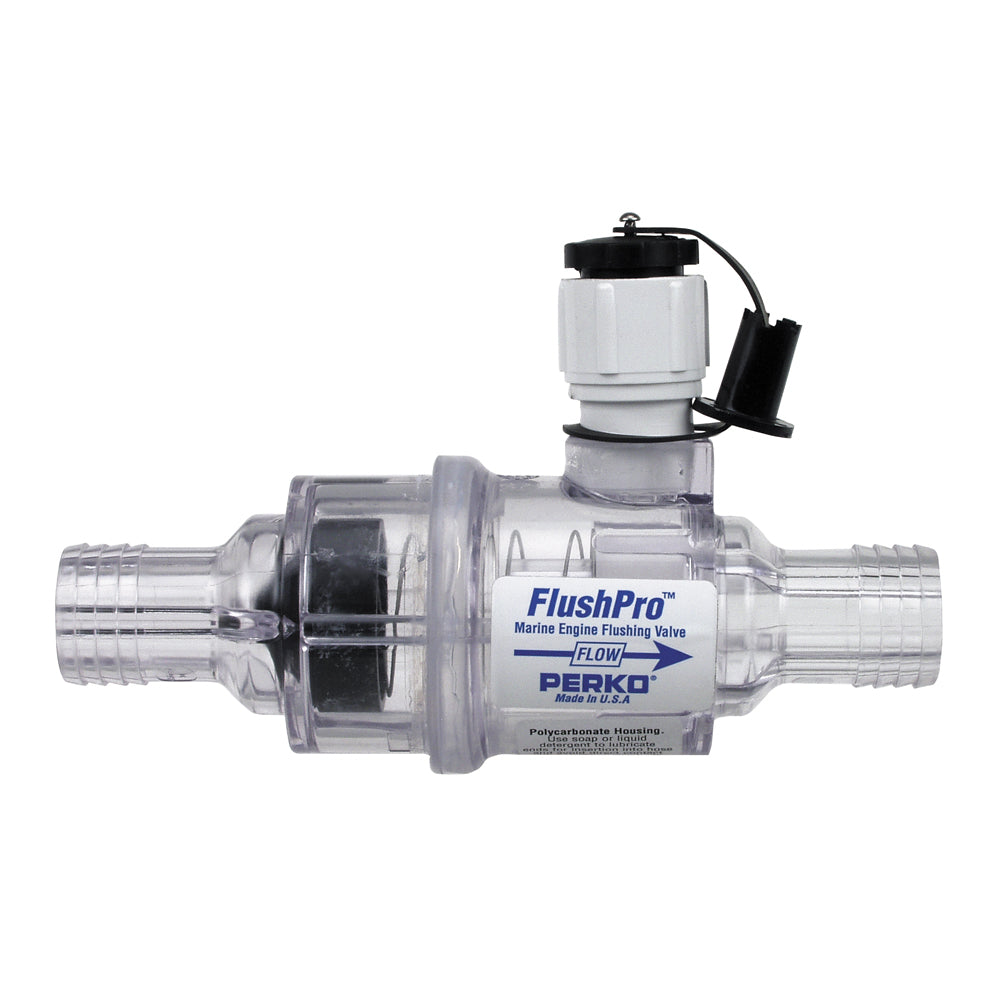 Perko Flush Pro Valve 1-1/4-inch fitting, durable marine plumbing component with brass and corrosion-resistant features.