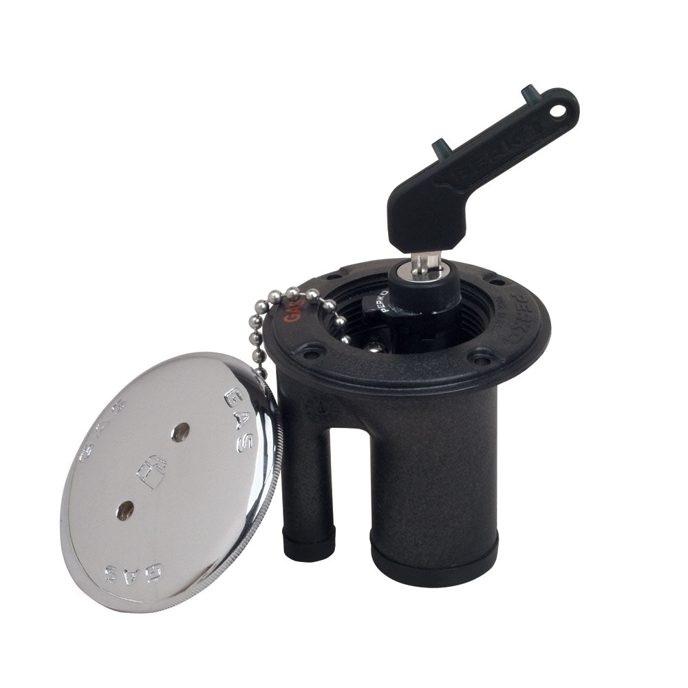 Perko fuel system locking insert for 1-1/2 inch vented fill fittings, durable marine-grade fittings by Perko