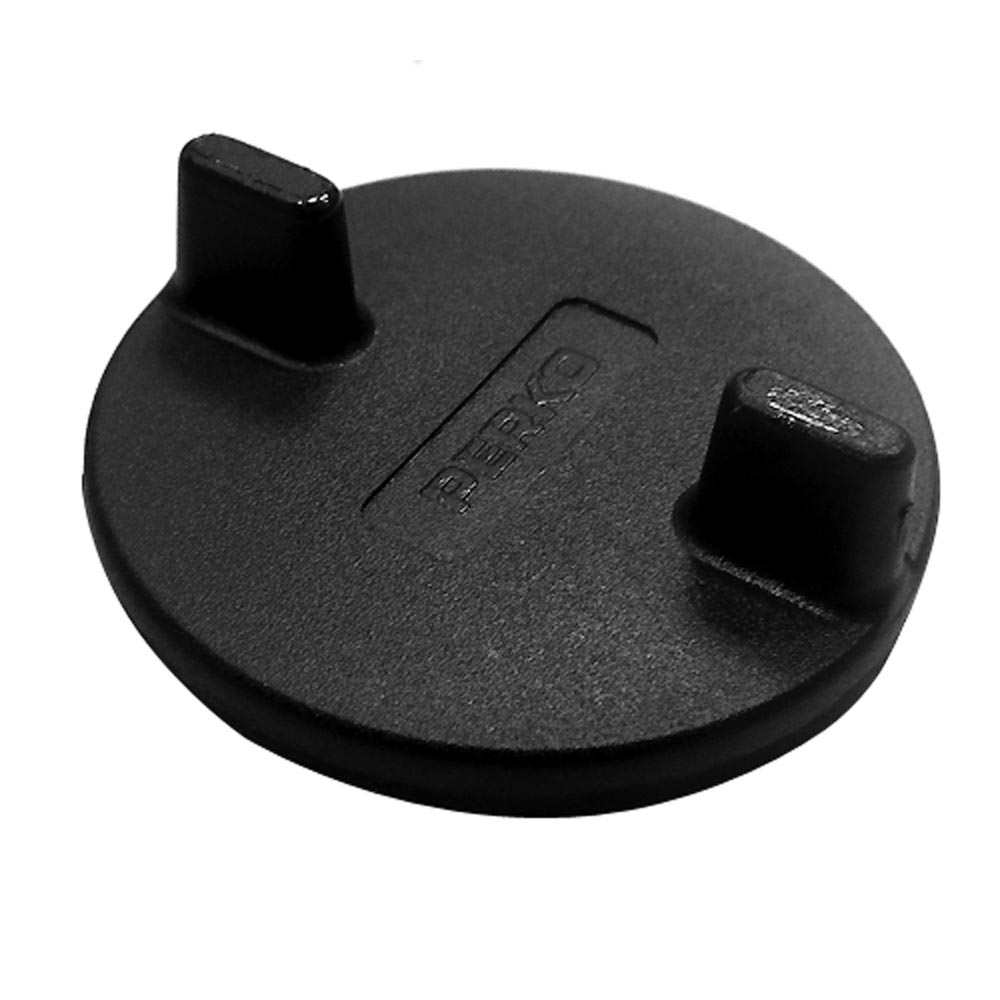 Perko spare cap for 1313 gas fill fitting, marine boat fitting part, durable plastic cap for fuel fill applications