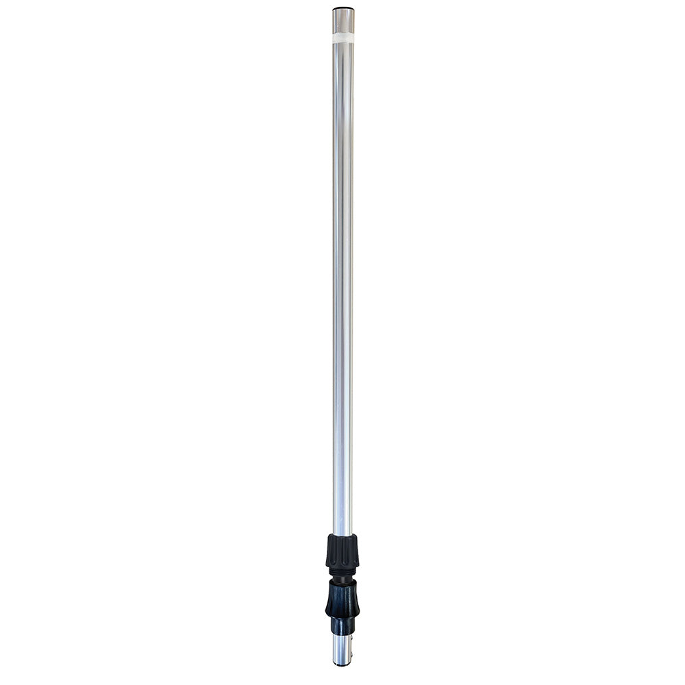 Perko 42-inch white LED all-round navigation light on boat, designed for marine navigation safety and visibility