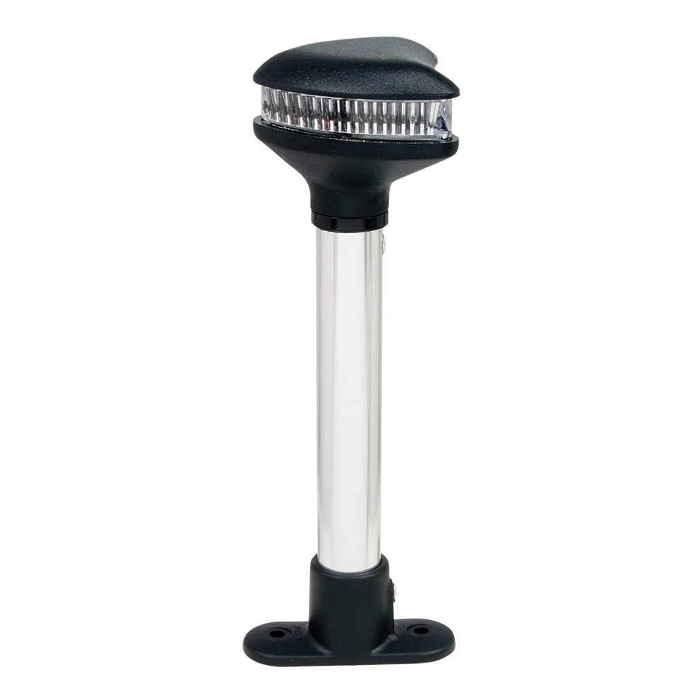 Perko Stealth Series fixed mount all-round LED navigation light, 7-1/8 inches tall, designed for marine vessel navigation.