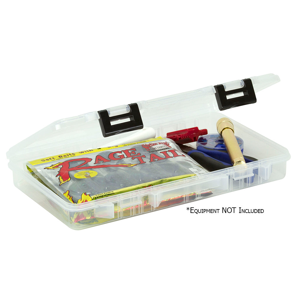Plano Open Compartment StowAway Utility Box Prolatch, 3700 size, tackle storage container with multiple compartments for fishing gear.
