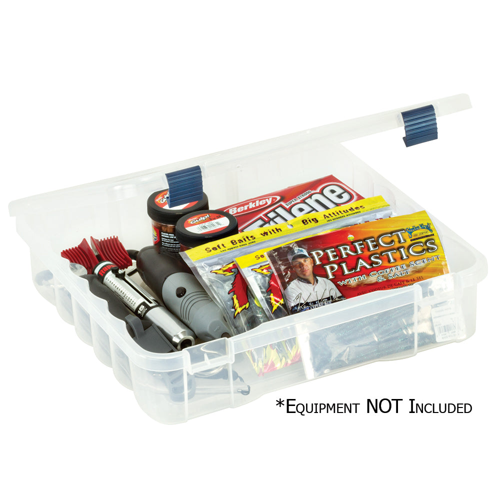 Plano ProLatch XL StowAway tackle storage box with secure latch and multiple compartments for fishing gear organization.