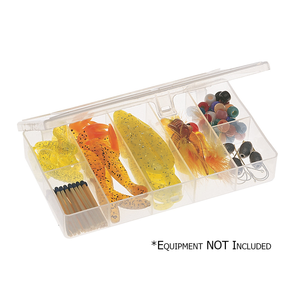 Plano Seven-Compartment StowAway 3400 tackle storage box with multiple compartments for organized fishing gear.