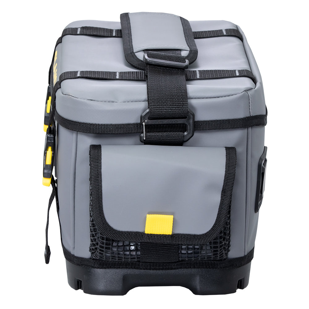 Plano Z-Series 3600 tackle storage bag with waterproof base, designed for fishing gear organization and durability.