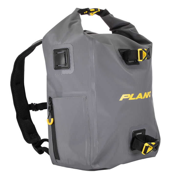 Plano Z-Series Waterproof Tackle Storage Backpack with multiple compartments and durable design for fishing gear organization.