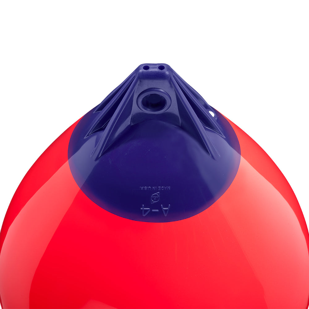 Red Polyform A-4 buoy with 20.5-inch diameter, used for marine navigation and marking hazards.