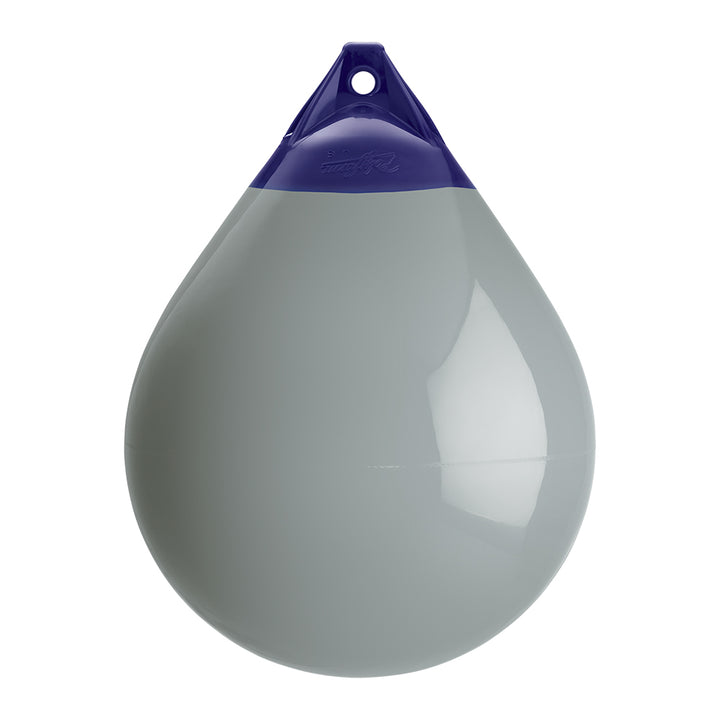 Grey Polyform A-5 buoy with 27-inch diameter, designed for marine navigation and safety by Polyform U.S.