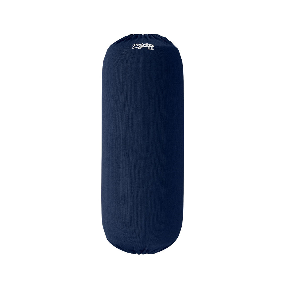 Blue Polyform Elite Fender Cover for G-6 and HTM-3 fenders, durable marine fender cover by Polyform U.S.