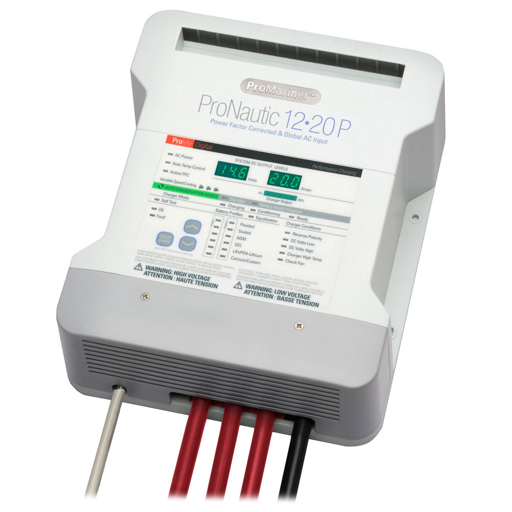 Chargeur de batterie ProMariner ProNautic 1220P 20 A 3 batteries