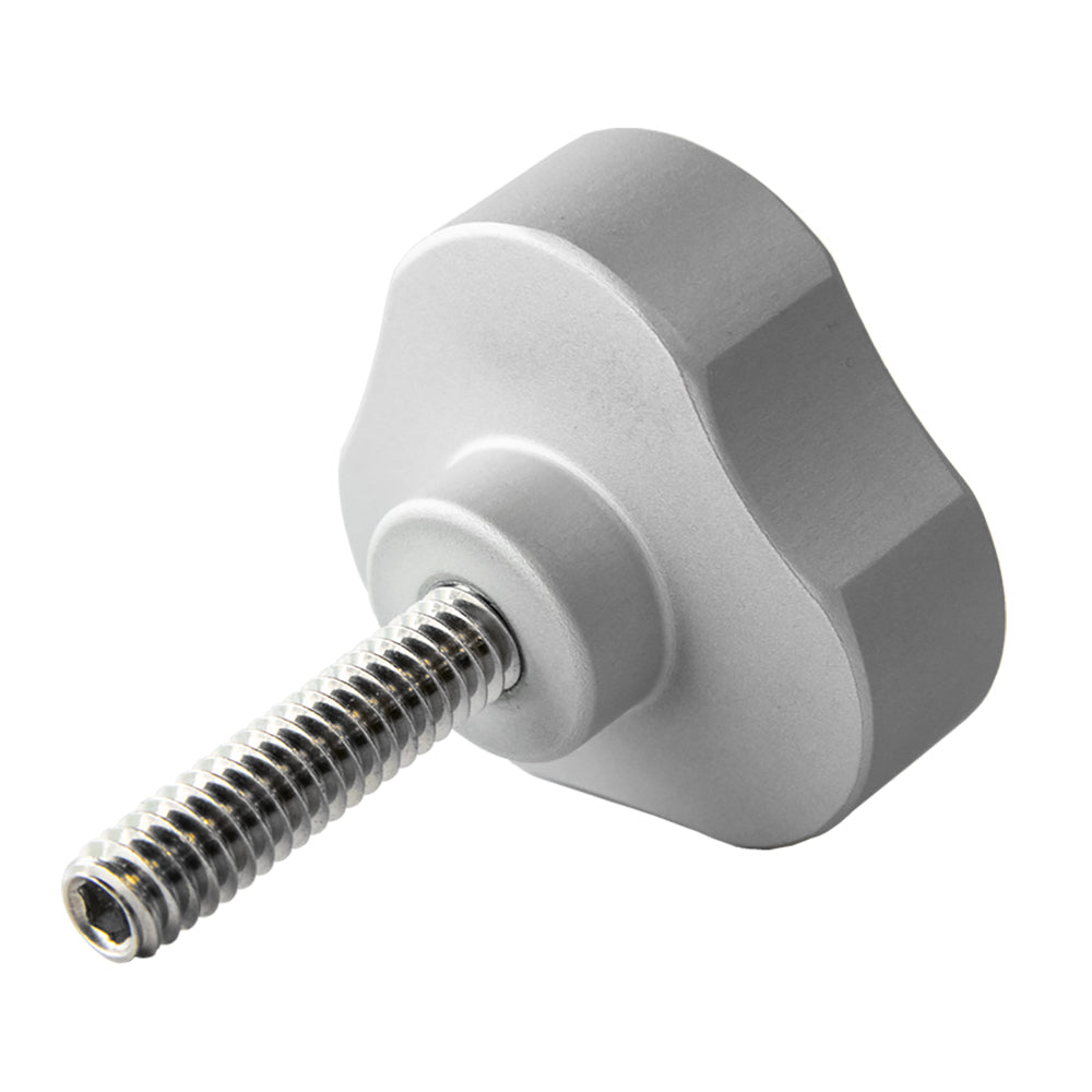 Bouton de rechange PTM Watersports KNB-17 pour rétroviseur UCX-17 PRO - Argent