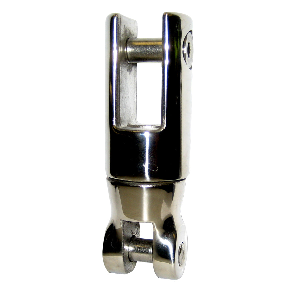 Quick SH10 10mm stainless steel anchor swivel for fishing, featuring a bullet shape and rated for 11-44 lb anchors.