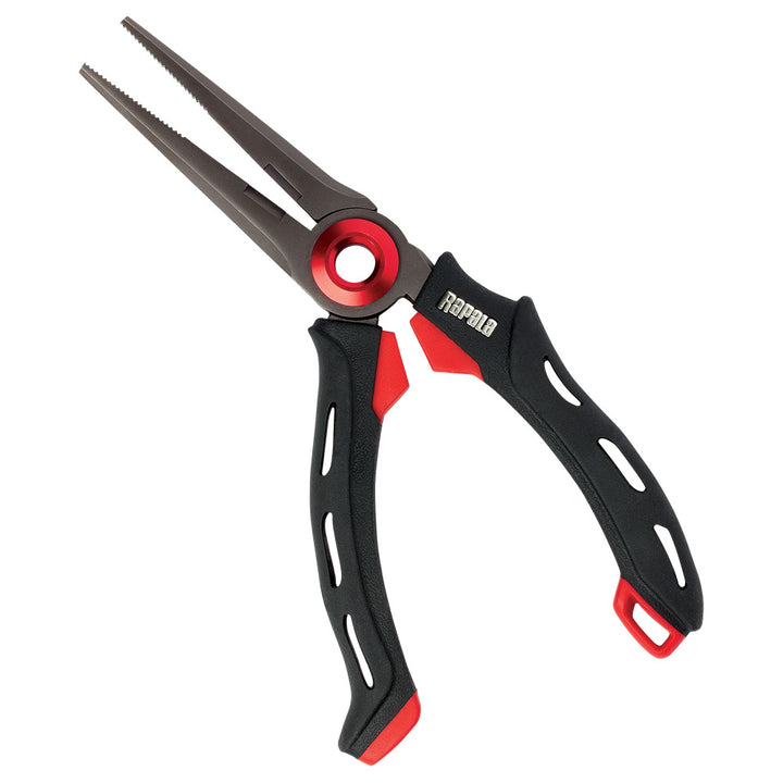 Rapala Mag Spring Pliers, 6-inch fishing accessory with magnetic spring design for easy use and durability.