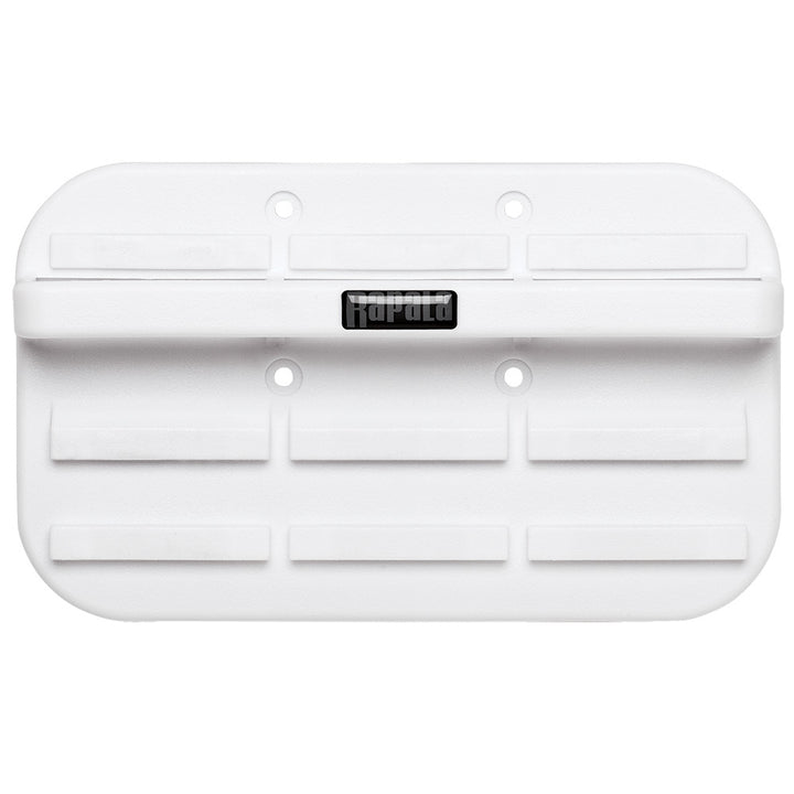 Rapala Anglers Magnetic Tool Holder mounted on a wall, holding fishing tools and accessories for easy access and organization.