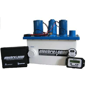 Raritan Electro Scan Treatment System 12V accessory, compact device with control panel and connection ports for water treatment.
