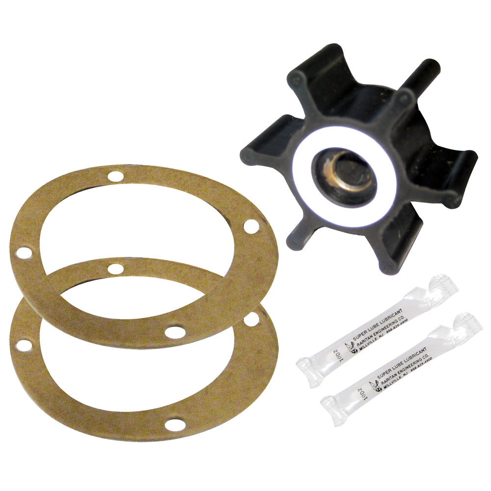 Raritan G13 impeller with Teflon washers and pump gaskets for marine or industrial pump applications