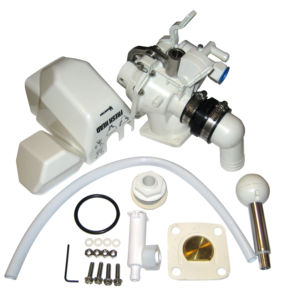 Raritan Fresh Head Conversion Kit for marine sanitation, converts PHII, PH, PHC, CPII, and CP systems, includes pressurized components.