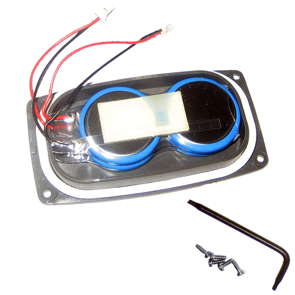 Raymarine 2-up replacement battery pack with seal kit, marine accessories for reliable power backup and connection.