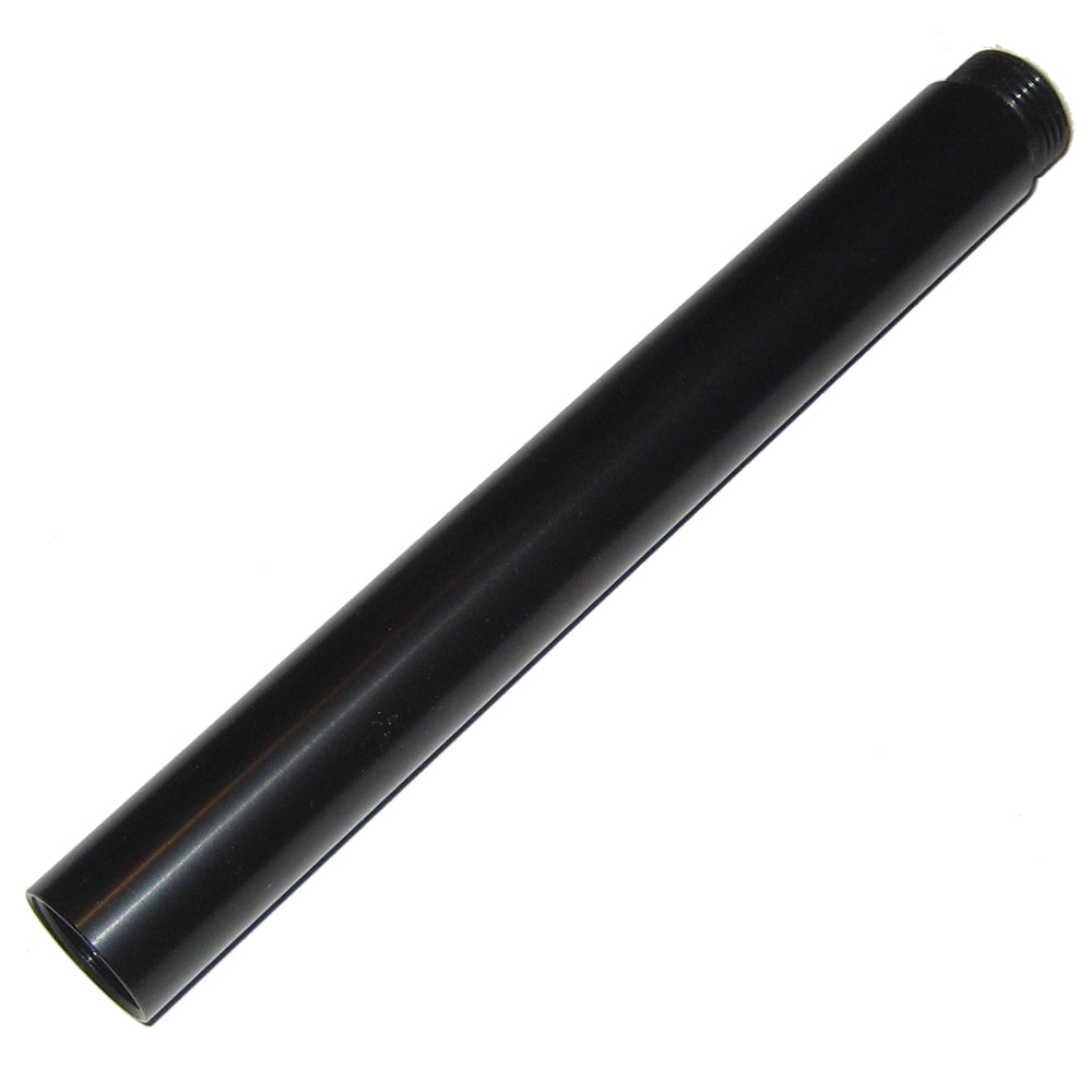 Raymarine 6-inch pushrod extension accessory for tiller pilots, shown with metal components and mounting hardware.