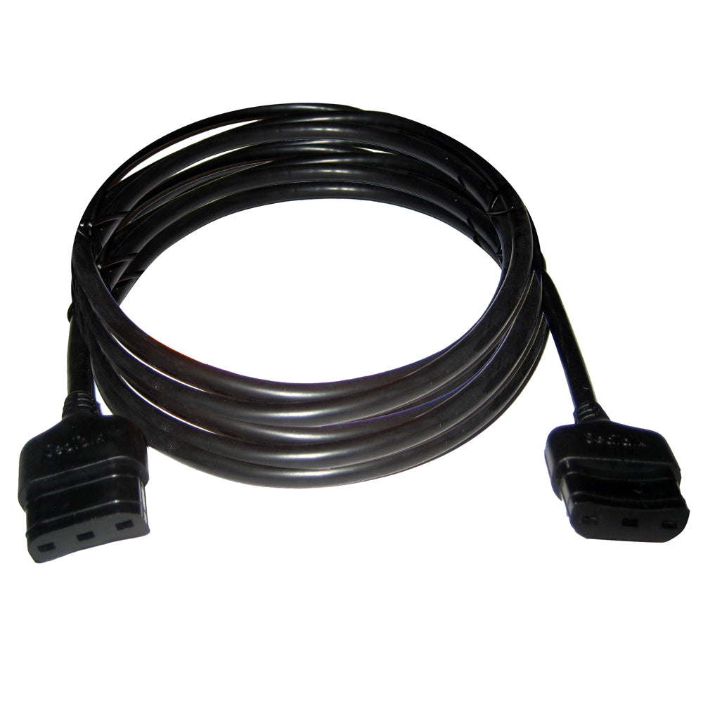 Raymarine 9m SeaTalk interconnect cable for marine electronics, shown coiled with connectors on both ends.