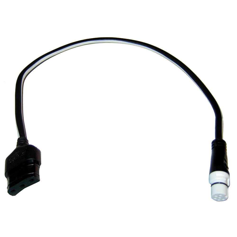 Raymarine SeaTalk to SeaTalkNG adapter cable, 1 meter, for marine electronics connection and data transfer.