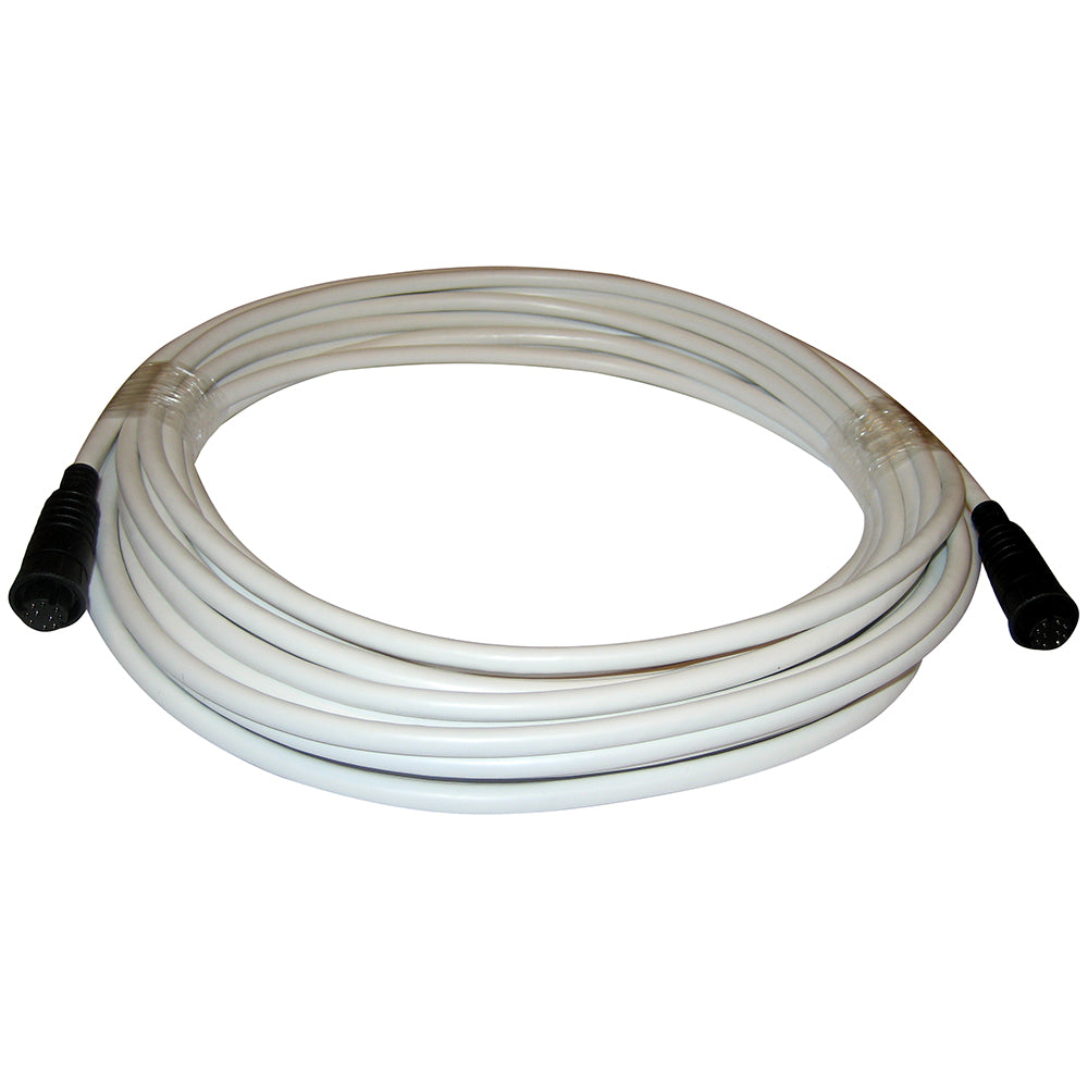 White Raymarine Quantum Data Cable, 5M, accessory for marine electronics showing the cable coiled and connectors visible.