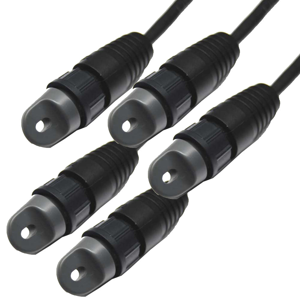 Set of five Raymarine RayNet cable pullers, marine accessories designed for easy cable management and installation.