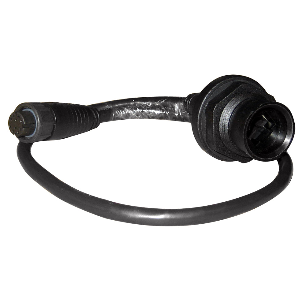Raymarine RayNet F to SeaTalkhs F socket adapter cable for marine electronics connectivity.