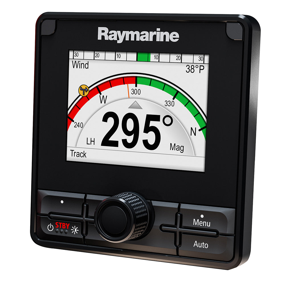 Raymarine P70Rs autopilot controller with rotary knob for marine navigation and autopilot system control.