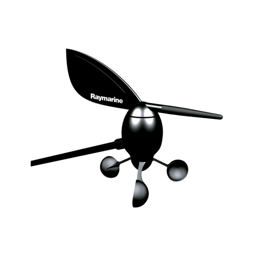 Raymarine i60 Wind masthead instrument with wind arm, vane, and cups for sailing boats.