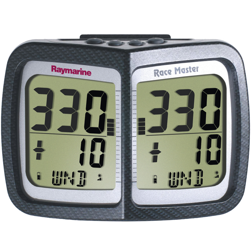 Raymarine Wireless Micronet Race Master marine instrument display with control buttons and wireless connectivity.