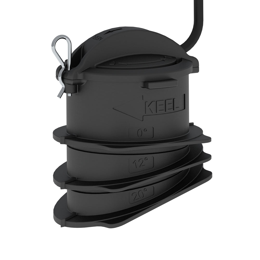 Raymarine CPT-S In-Hull CHIRP Transducer mounted inside a boat hull for accurate underwater sonar readings.