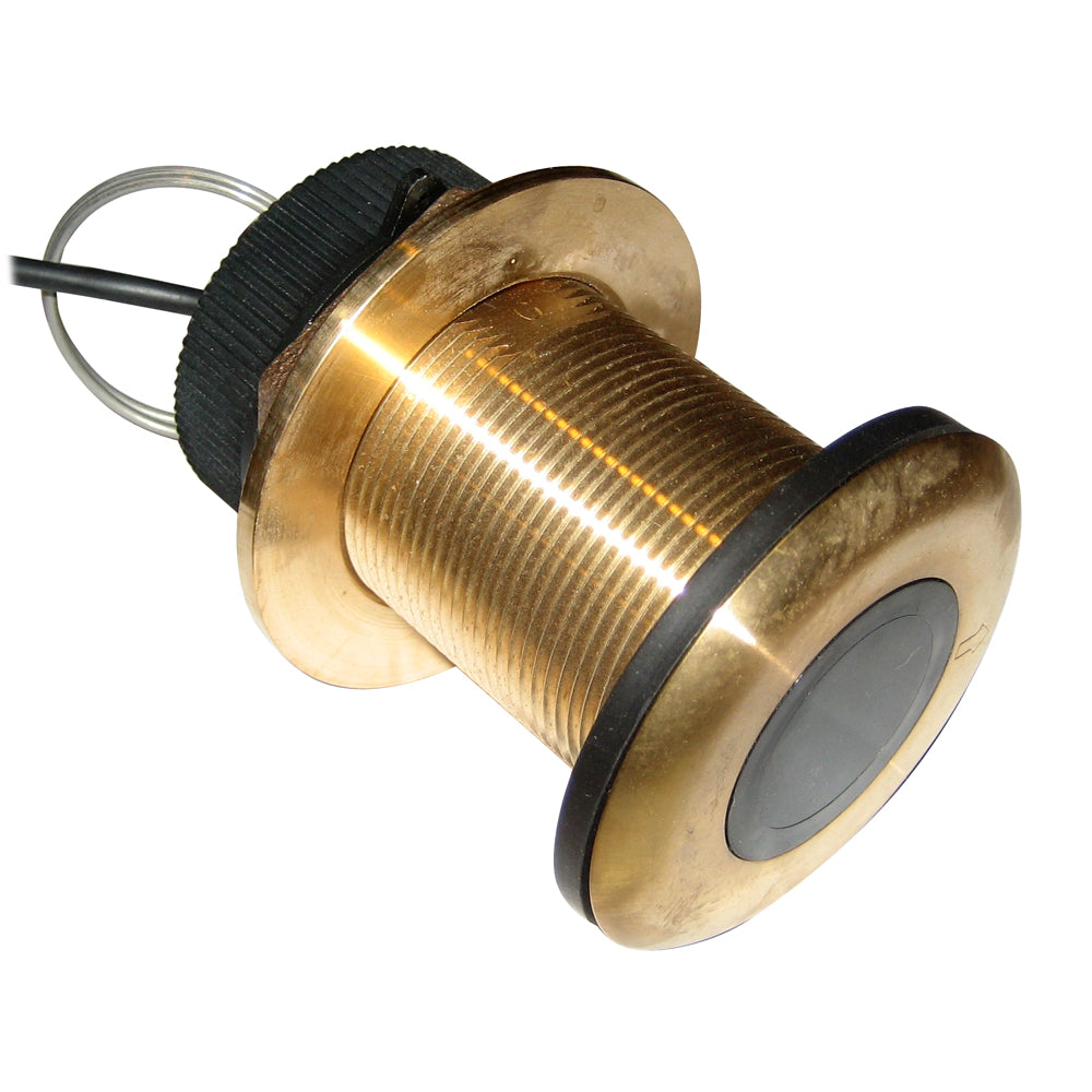 Raymarine M78717 retractable transducer mounted on a boat hull, designed for accurate sonar and fishfinding.