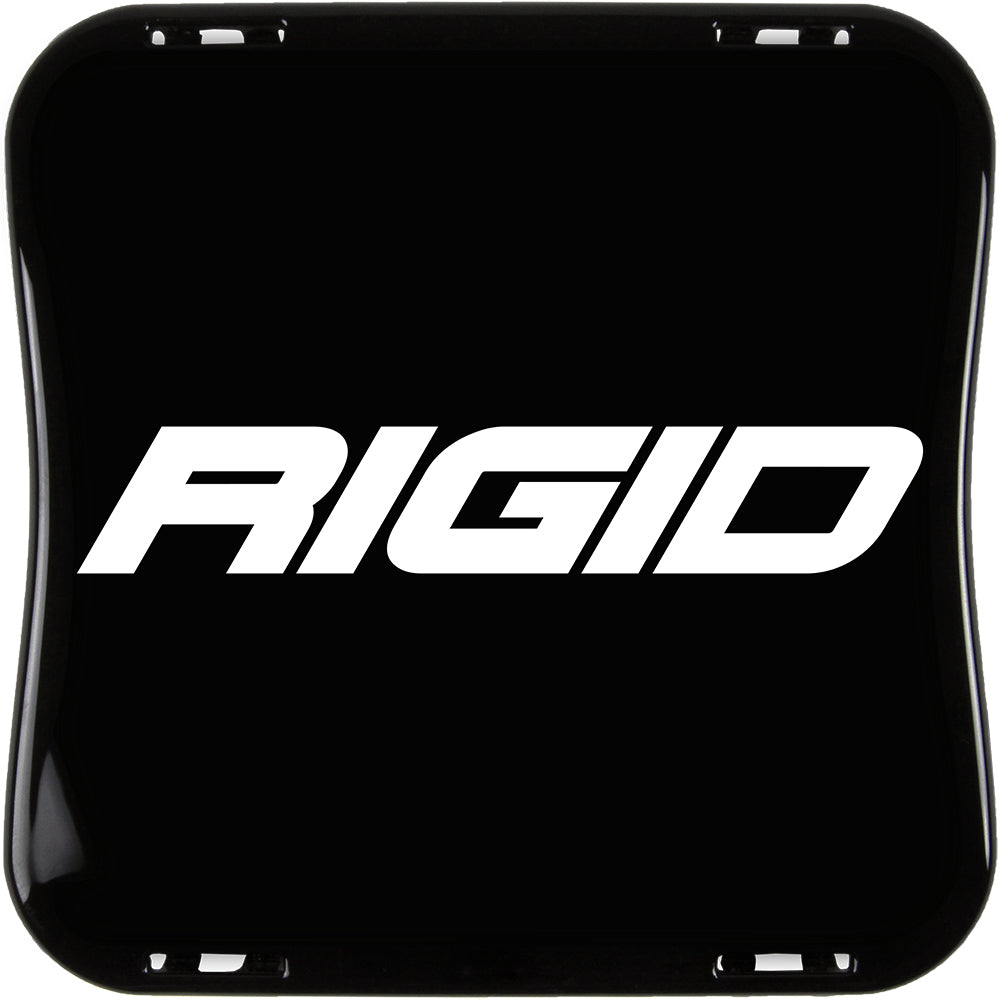 Black RIGID Industries D-XL Series cover accessory for vehicle lighting equipment.