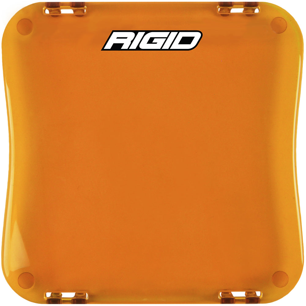 Yellow RIGID Industries D-XL Series cover for accessories, showcasing a durable protective accessory from RIGID Industries.
