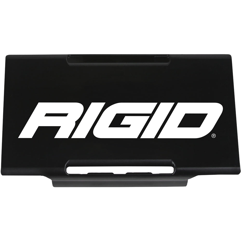 Black RIGID Industries E-Series 6-inch lens cover, accessory for protecting LED light lenses.