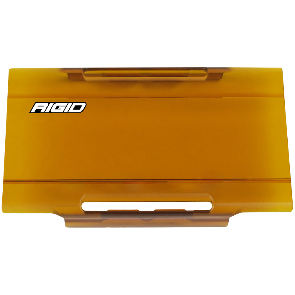 Yellow RIGID Industries E-Series 6-inch lens cover accessory for LED light protection.