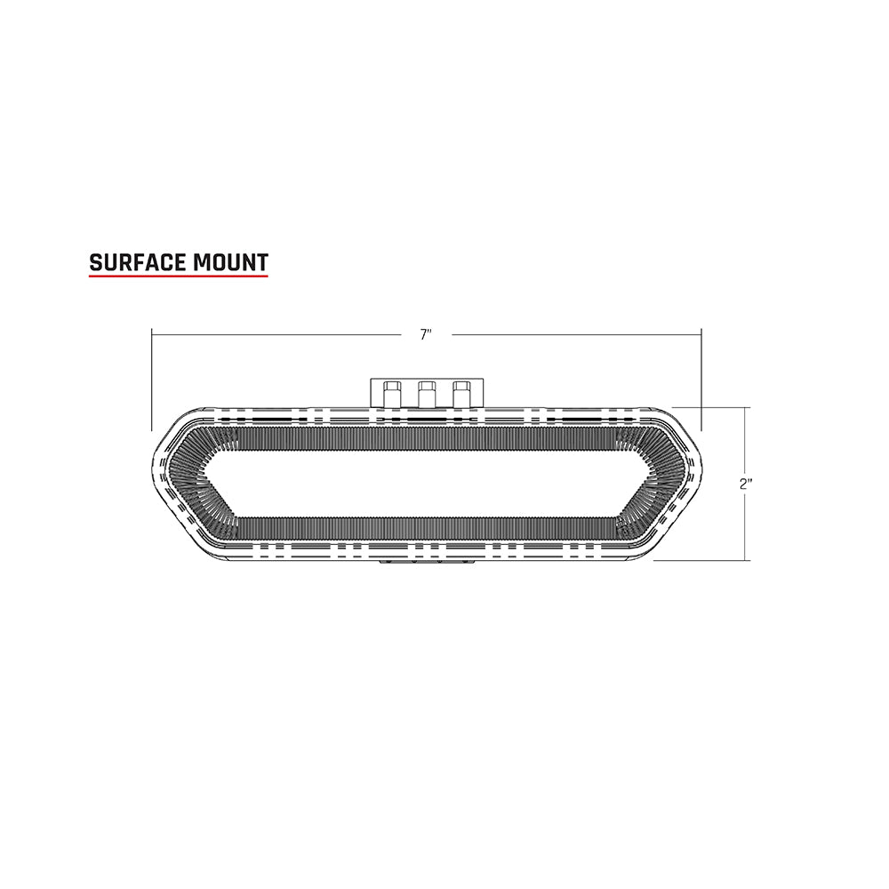 RIGID Industries Chase Red flood and spreader lights mounted on vehicle for enhanced visibility and off-road lighting.
