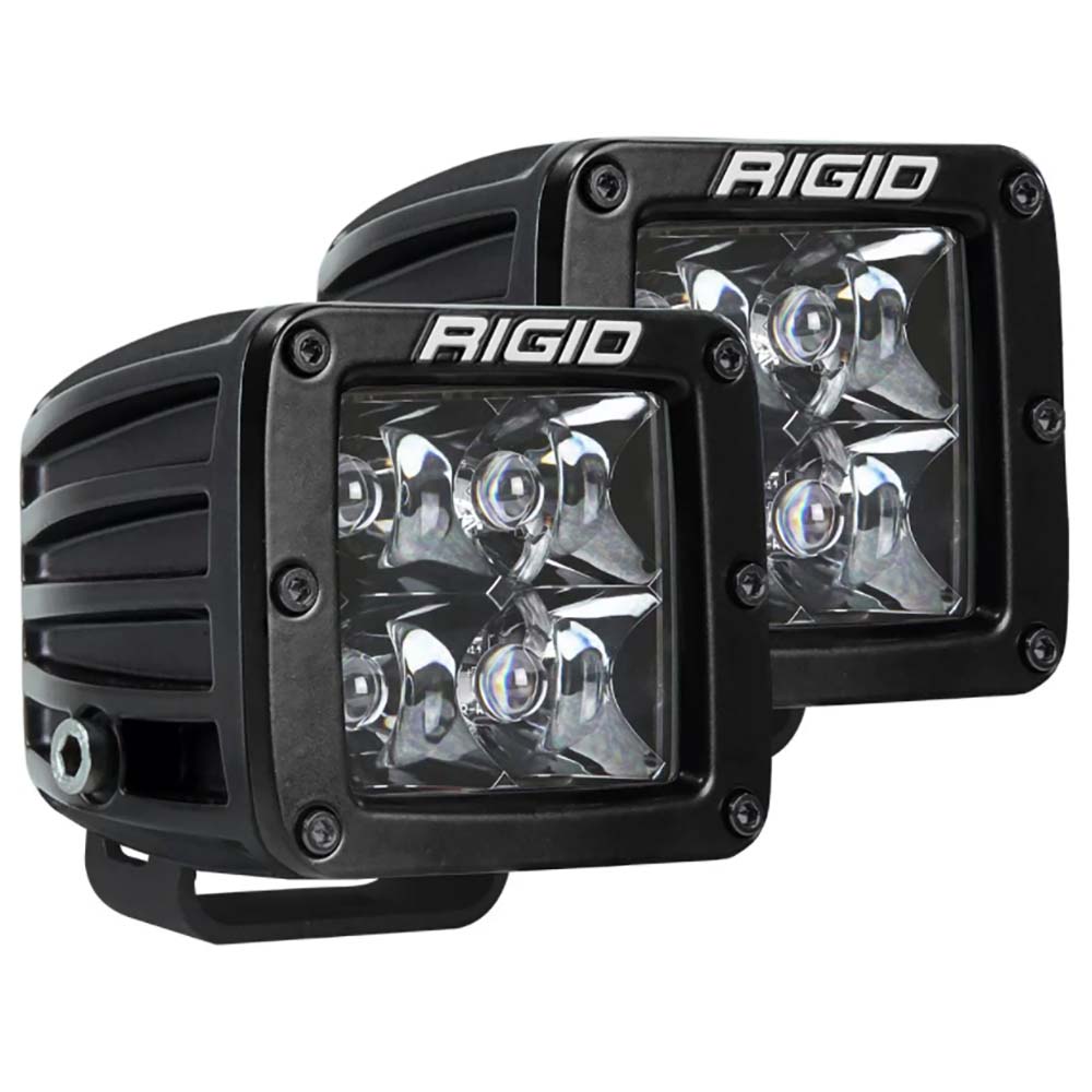 Paire de spots doubles à montage en surface RIGID Industries D-Series Pro - Édition minuit