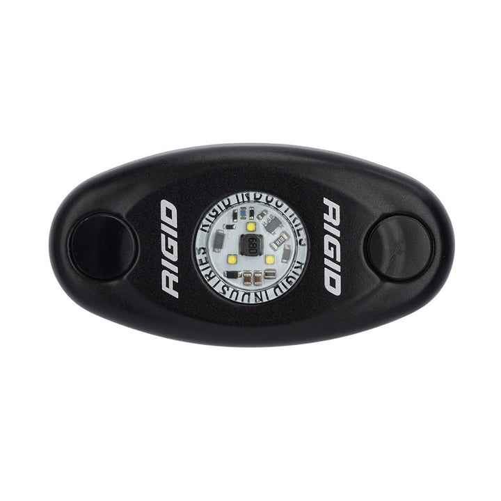 Lampe LED haute puissance noire RIGID Industries série A - Blanc naturel