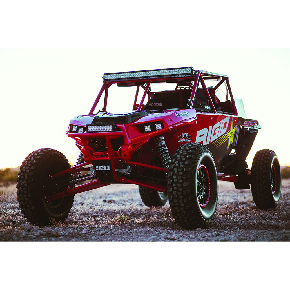 RIGID Industries E-Series PRO 30-inch spot-flood combo LED light bar in white showing multiple LED modules for off-road illumination