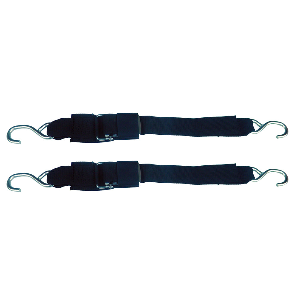 Attaches rapides pour tableau arrière en acier inoxydable Rod Saver - 2 po x 3 po - Paire