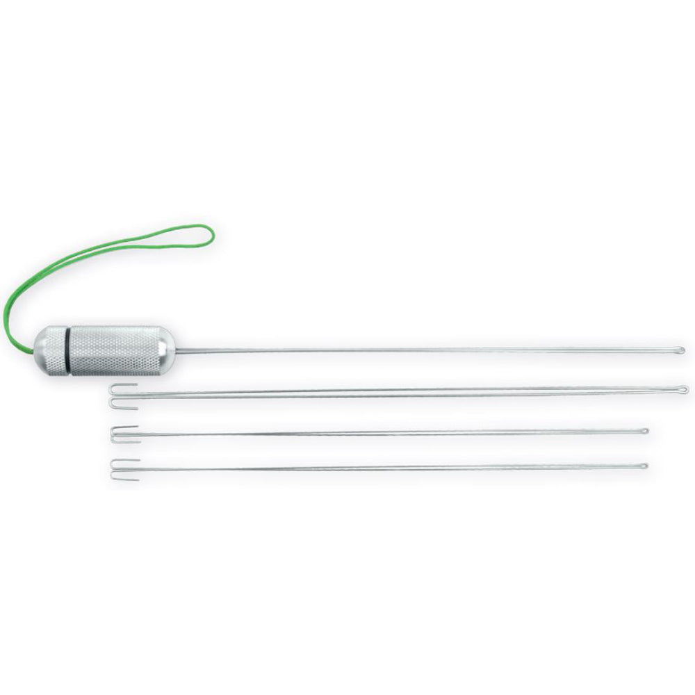 Ronstan D-Splicer Kit with 4 needles for rope lines, suitable for 2mm to 4mm (1/16" to 5/32") rope splicing.